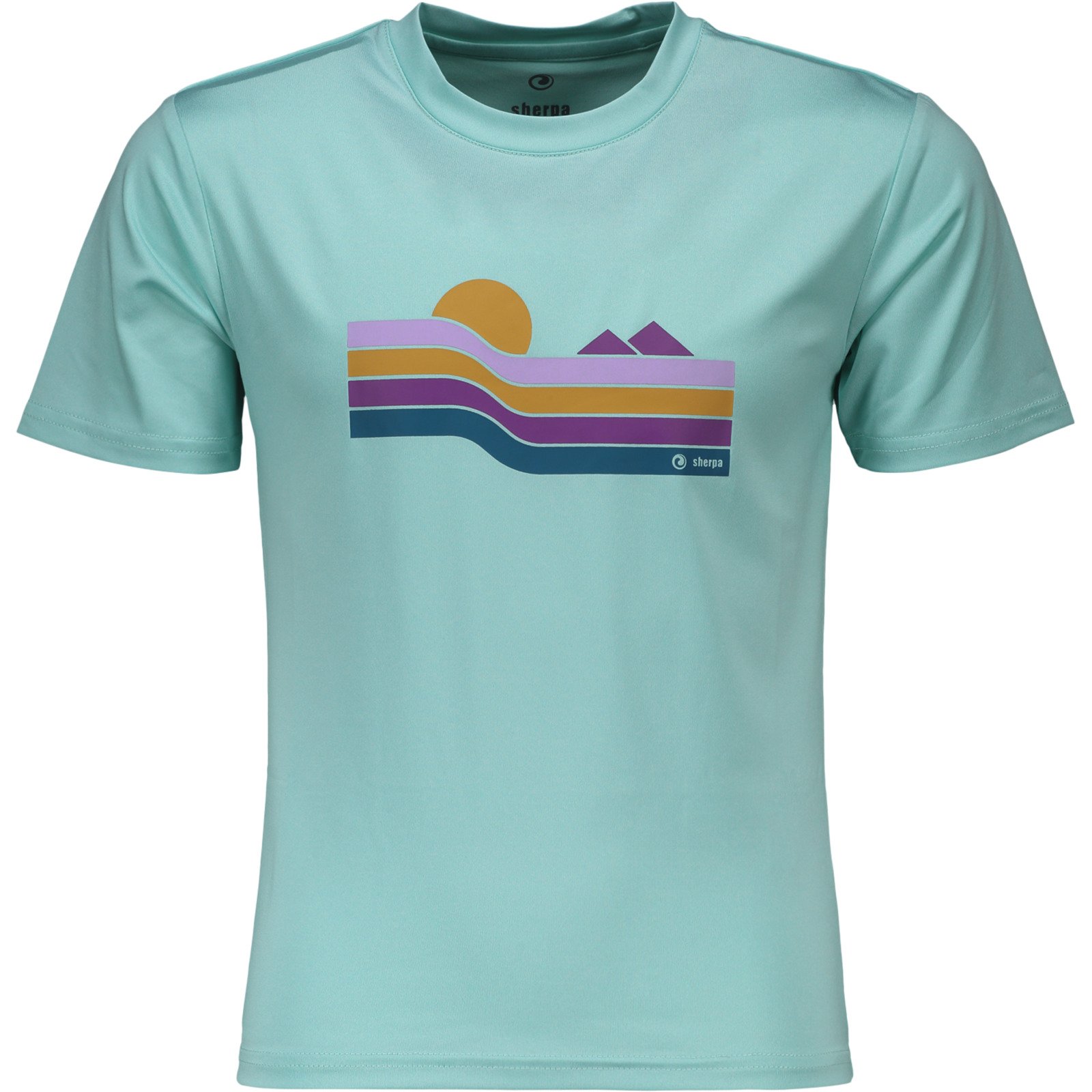 Sherpa Kinder-T-Shirt Mugu türkis