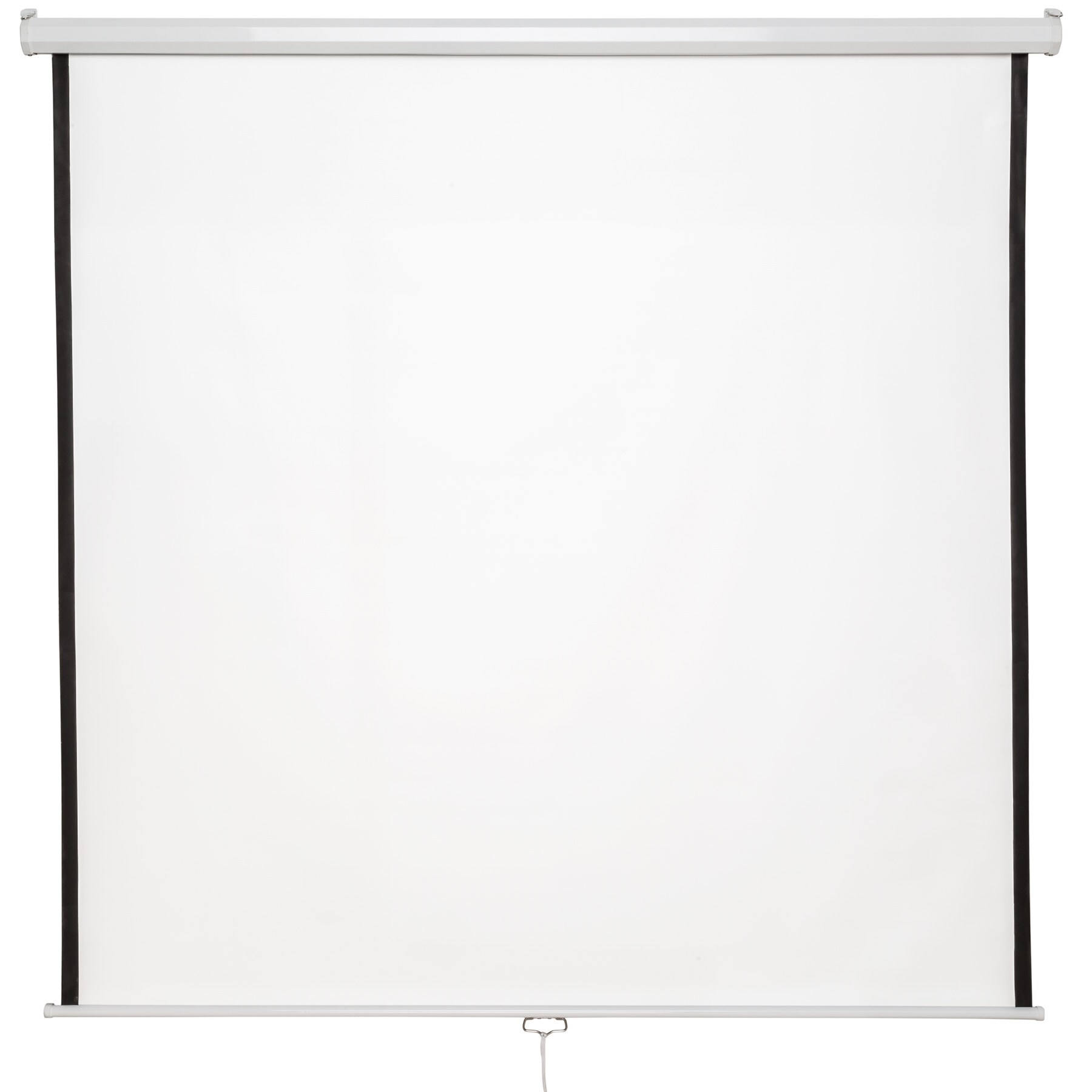 tectake® Beamer-Leinwand, ausziehbar, verschiedene Formate, Doppelschicht-Gewebetuch, faltenfrei