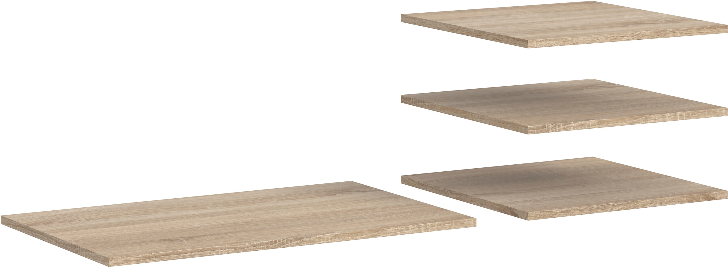 Home affaire Einlegeboden »BENDINGO, 4er Set Einlegeböden, Breite: 78cm & 47cm« 4er Set passend für Artikel 43969449,  1 Boden in 78 cm Breite & 3 Böden in 47 cm Breite