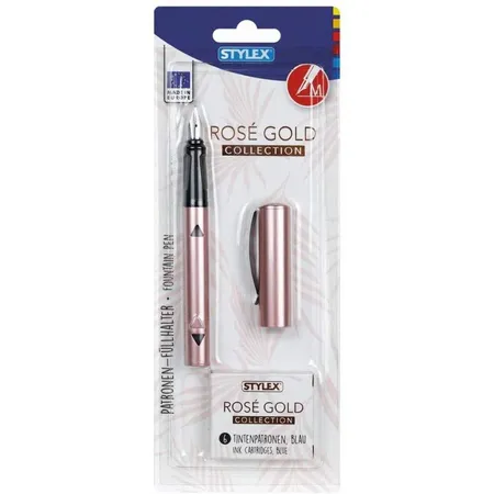 Stylex Füllhalter Roségold Feder M, Blister