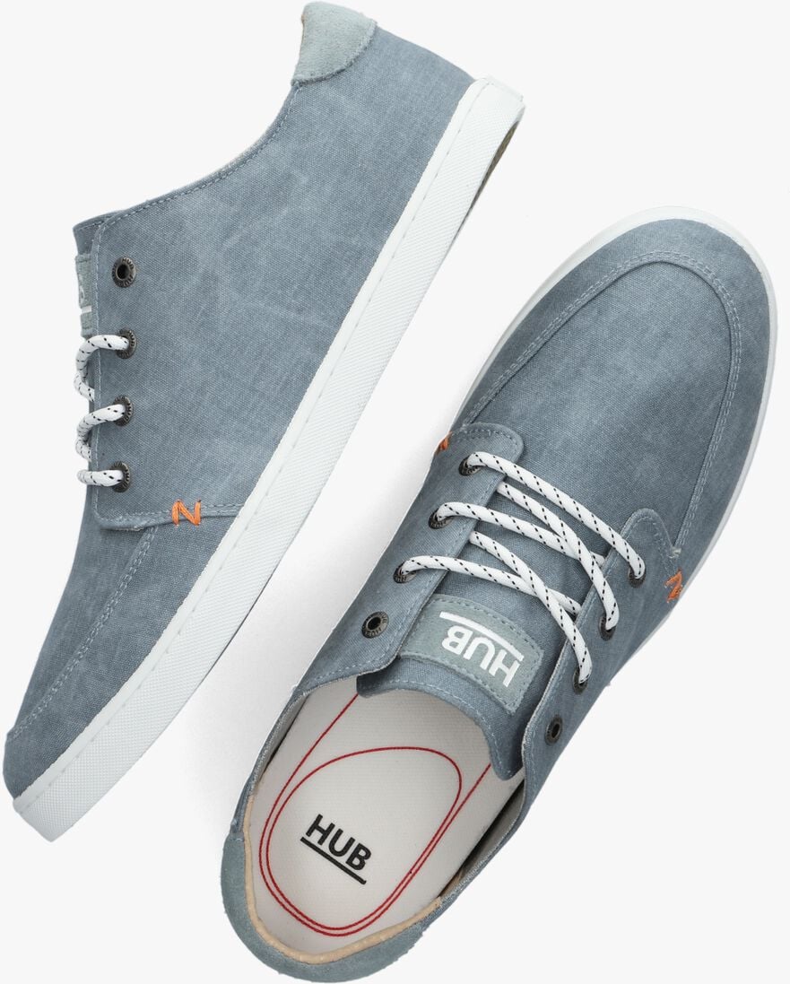 HUB blauwe hub lage sneakers boss