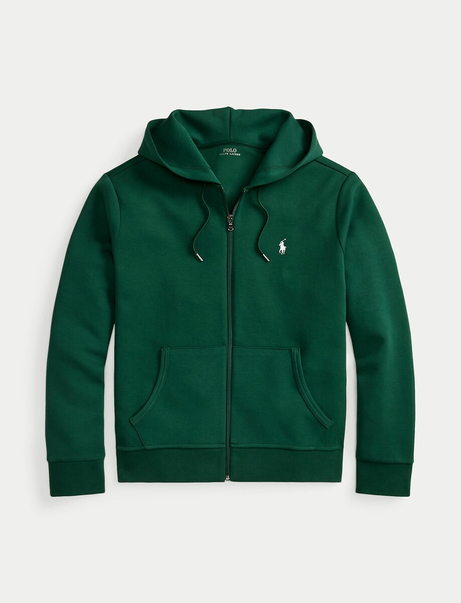POLO RALPH LAUREN<br>Moletom com zíper e tecnologia Double Knit