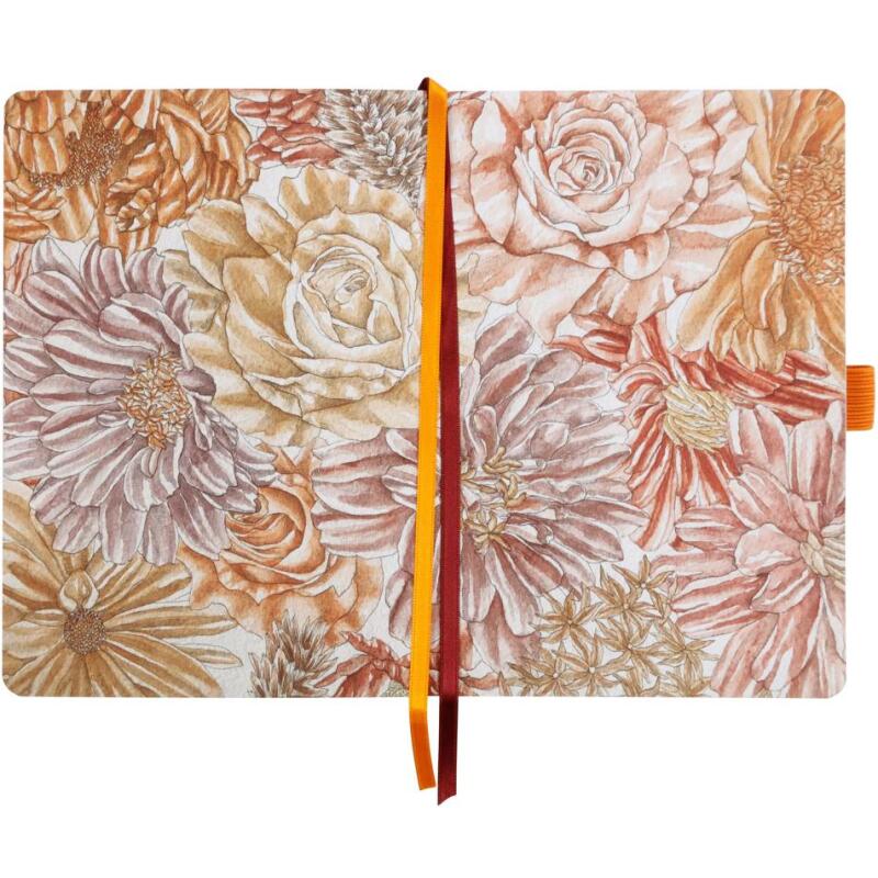 Rhodia collection ORANGE Botanique - Goalbook souple A5 dot, 240 pages - Amaranthe