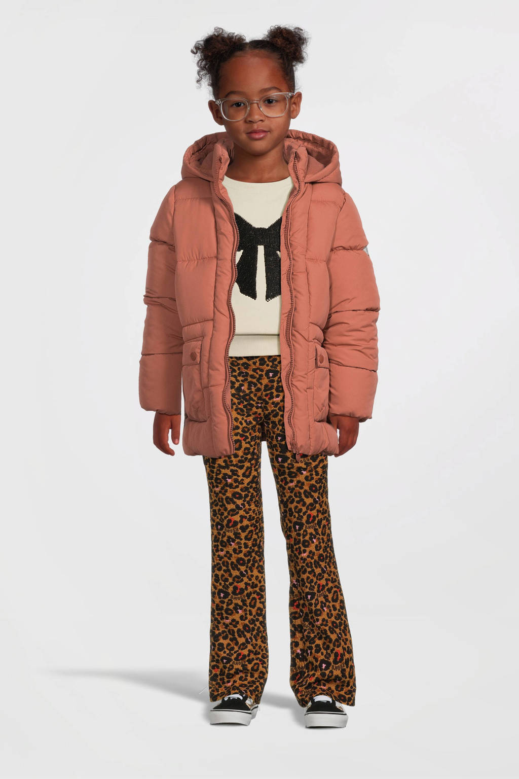 LOOXS winterjas oranjebruin