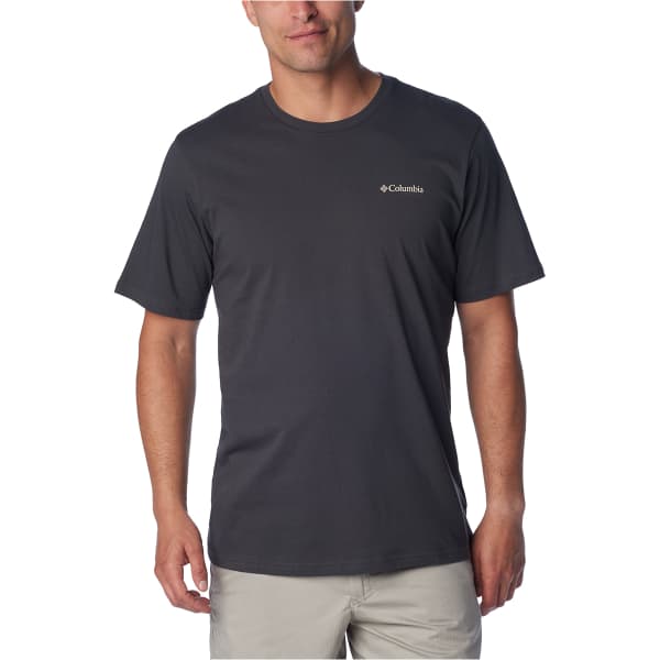 T-shirt COLUMBIA NORTH CASCADES SHORT SLEEVE TEE SHARK/CSC BOX LOGO GRAPHIC