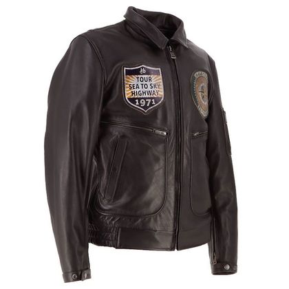 Blouson Helstons JET FORCE - Marron