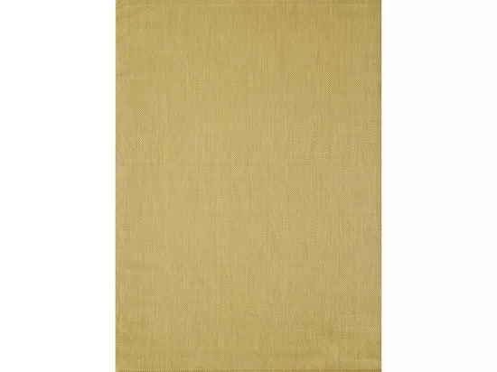 Tapis extérieur intérieur tissé uni - BAHAMAS 548 Jaune 140*200