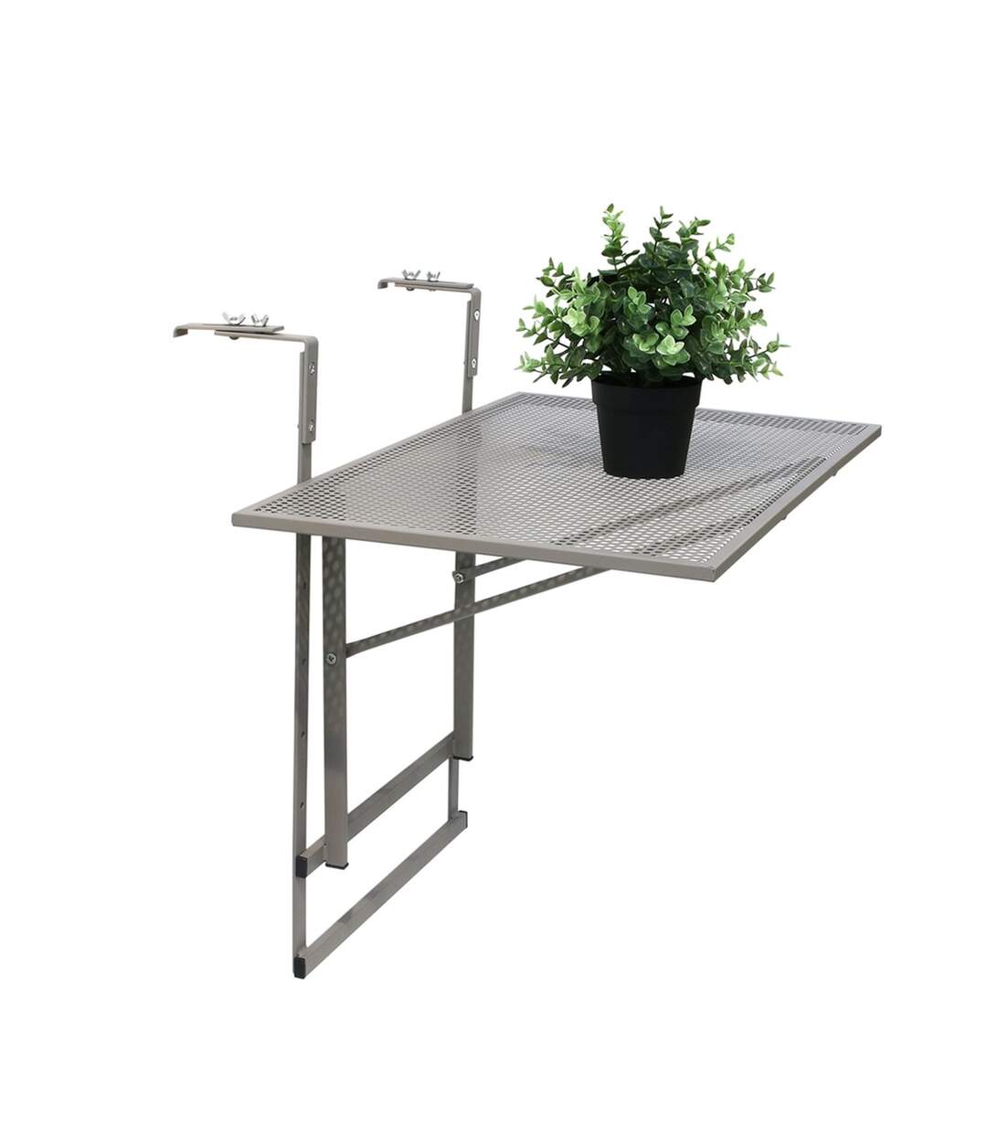 Table de balcon pliable Boop - L. 60,5 cm - Taupe