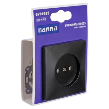 GAMMA Everest Enkel Stopcontact Antraciet