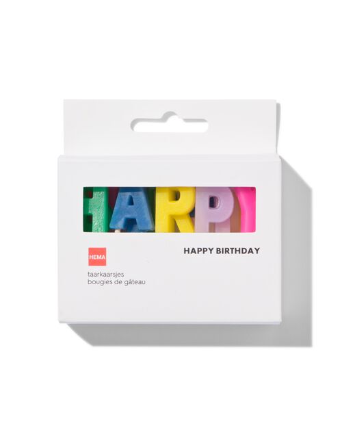 bougies de gâteau happy birthday