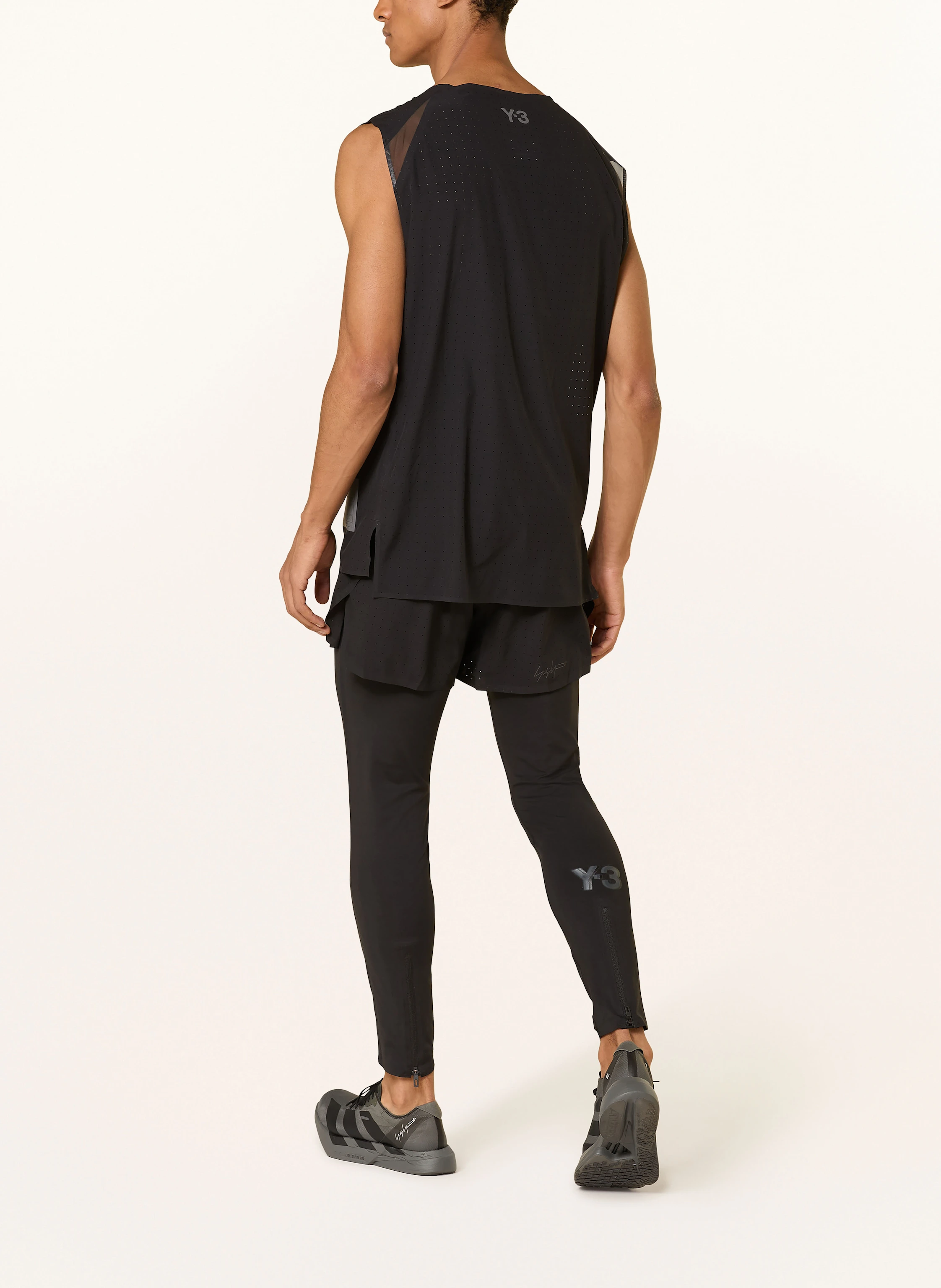 Y-3 2-in-1-Laufshorts