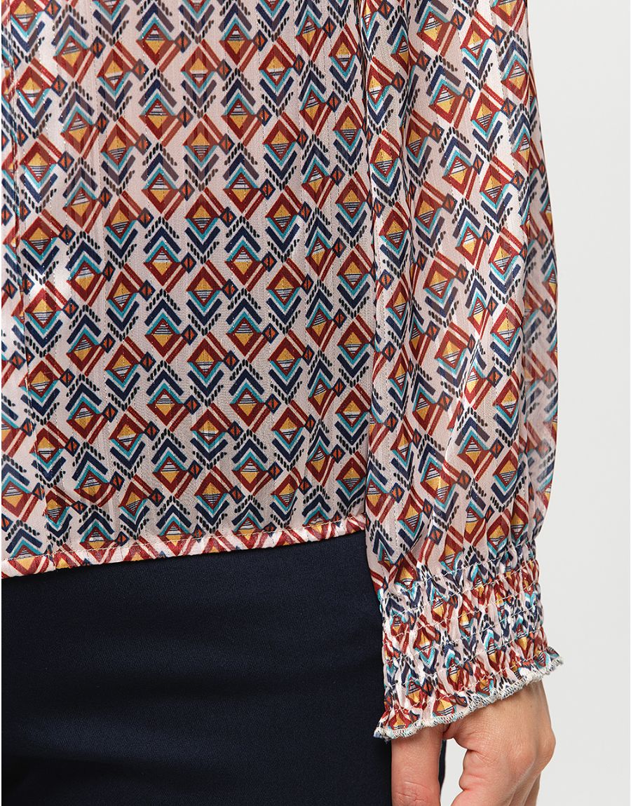Blouse fluide imprimée