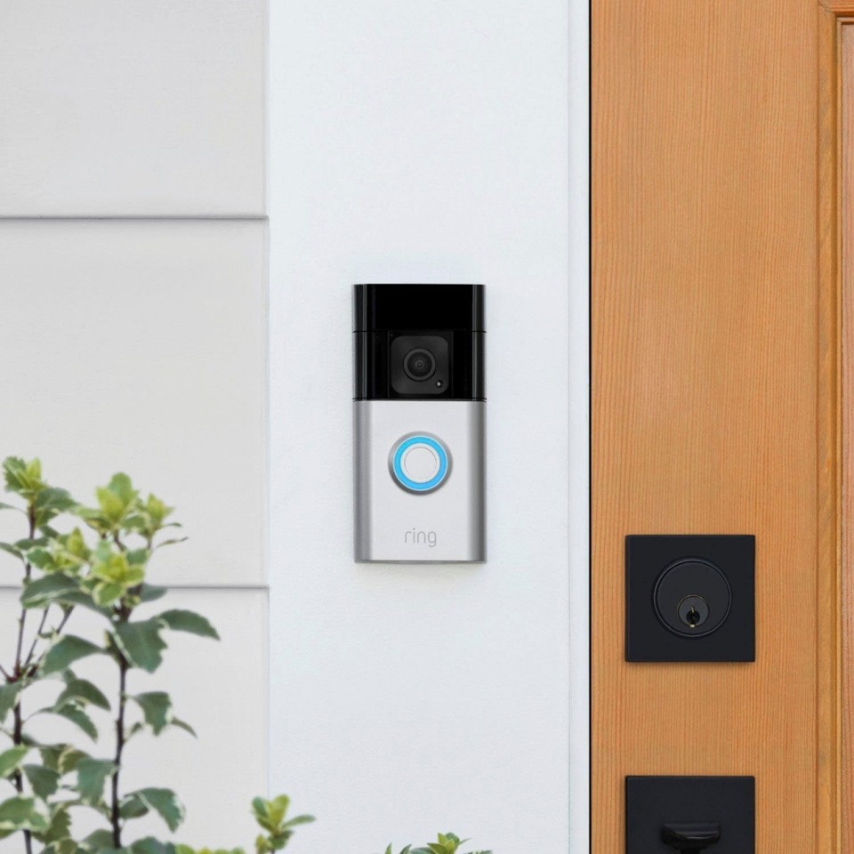 Ring - Battery Video Doorbell Plus Satin Nickel