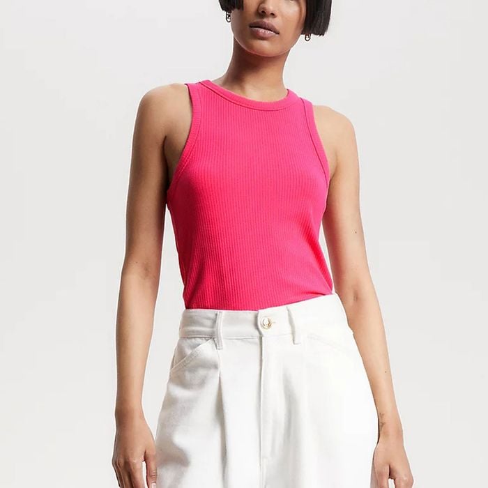 Tommy Hilfiger Slim 5X2 Rib Tanktop Dames