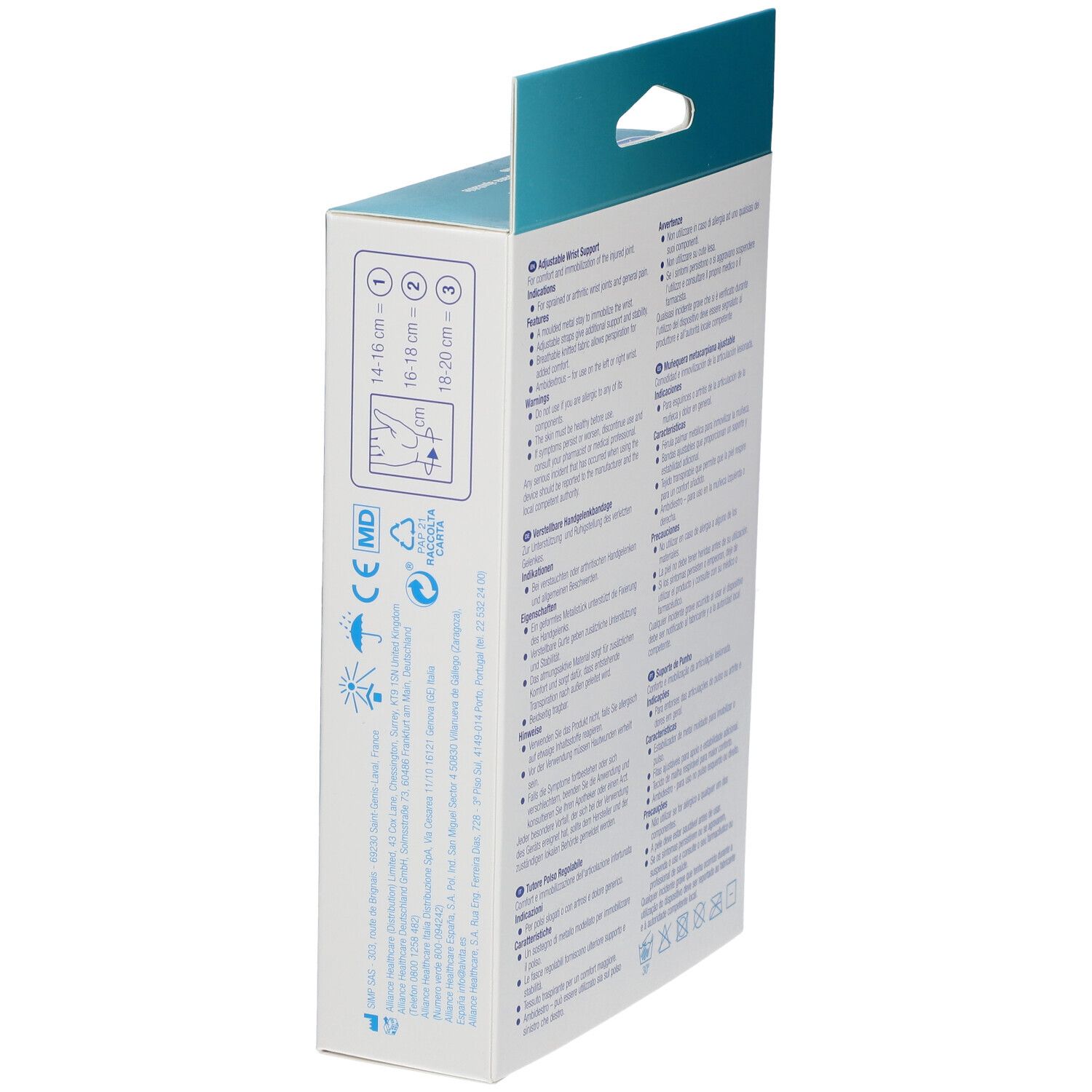 alvita® Handgelenkbandage Gr. 2