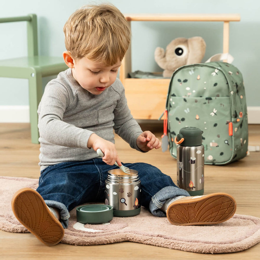 Køb DonebyDeer Green Tiny Trails Insulated Sugerør Flaske