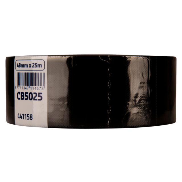 HPX, Pantsertape, 48mm, 25m, zwart
