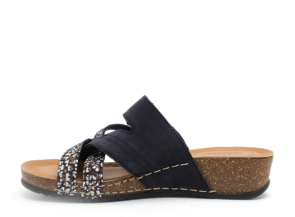 Flyflot mules et sabots plats femme flaxal bleu