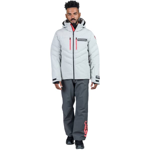 Veste de ski ROSSIGNOL HERO BLACKSIDE PUFFY JKT SOFT GREY
