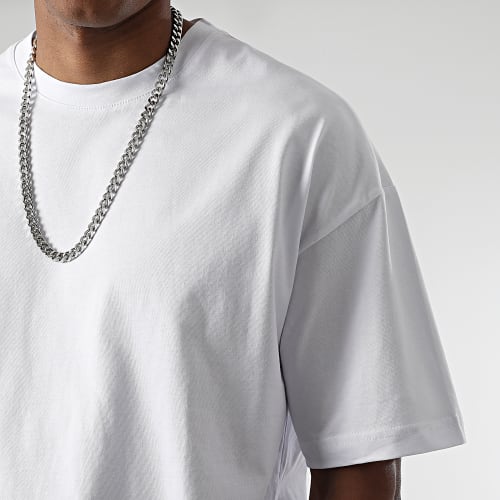 Lot de 2 Tee Shirts Oversize Large 2567 Noir Blanc
