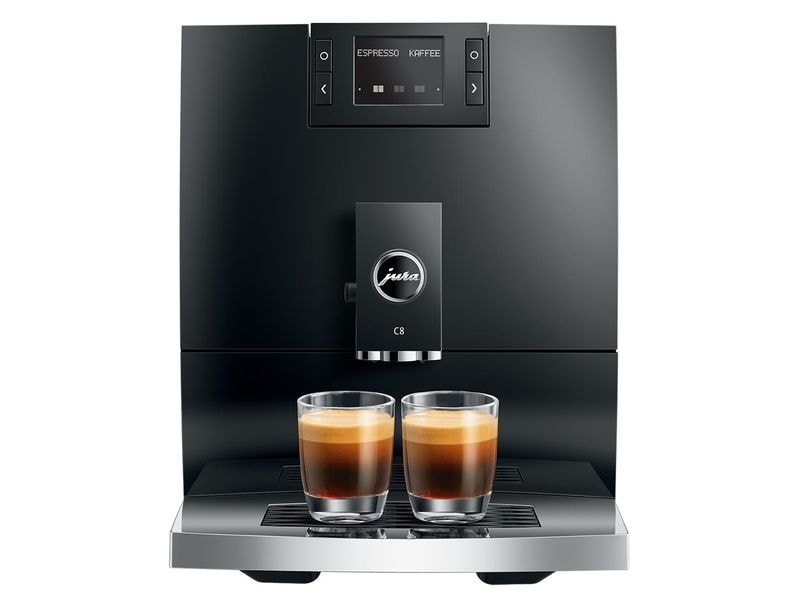 JURA Kaffeevollautomat C8 Piano Black (SA) Vollautomat für eine grosse Auswahl an Kaffee- und Milchspezialitäten