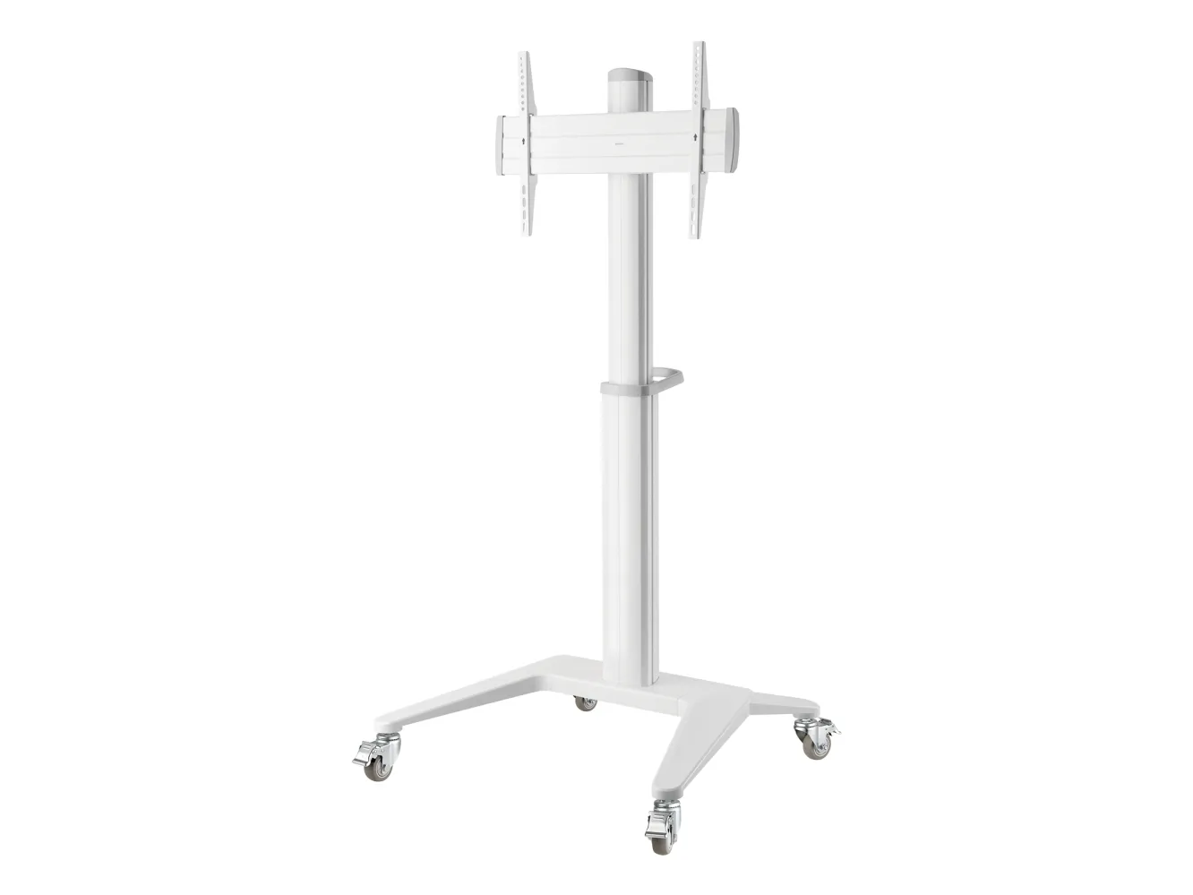 DELTACO ARM-0452 - Office - vogn med hjul - for LCD display - hvid - skærmstørrelse: 37