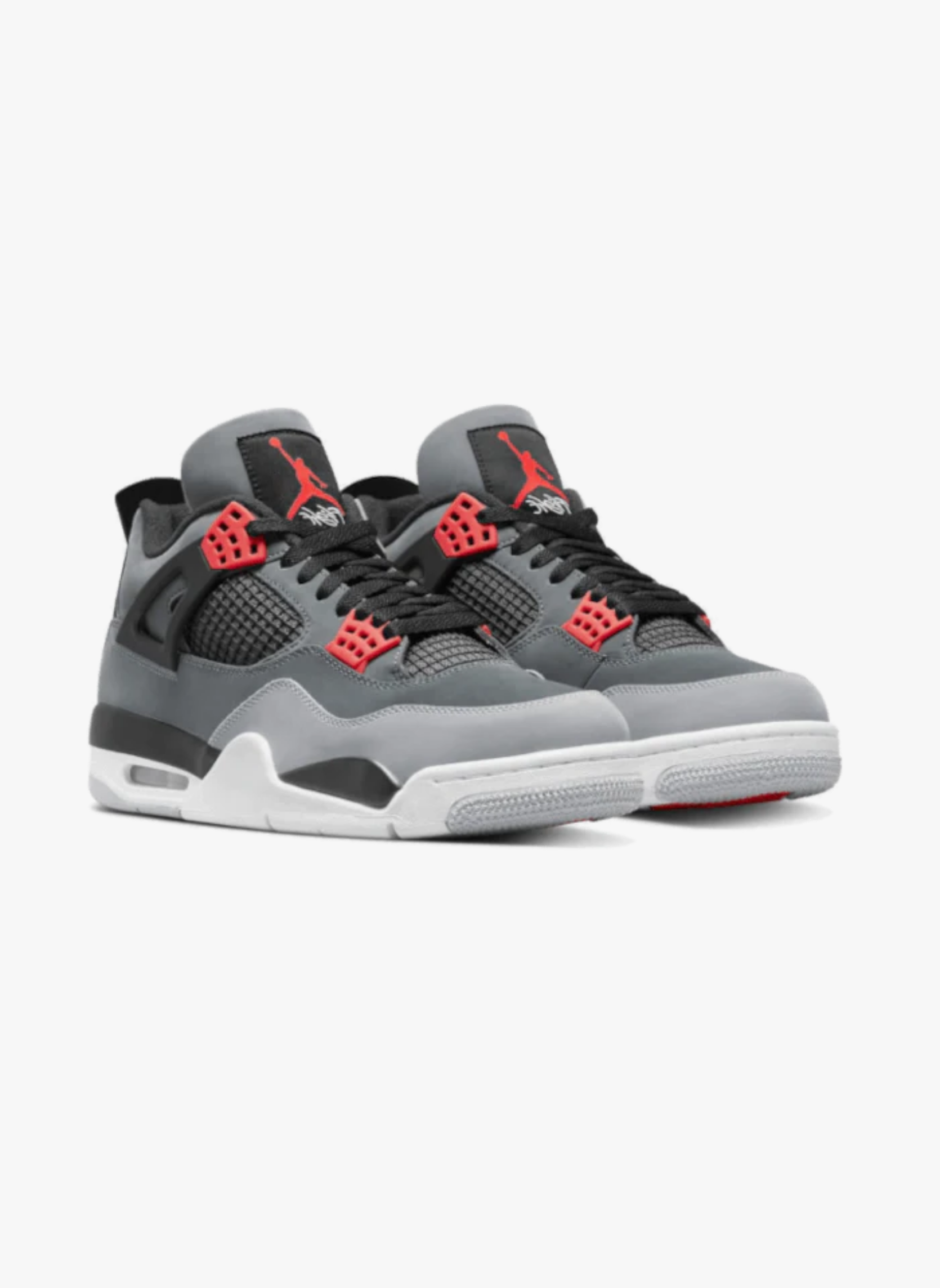 AIR JORDAN 4 - Air jordan 4 infrared (2022) (gs) | Gris
