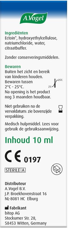 A.Vogel - Ooggel Extra Hydratatie - Oogcrème - Ectoin®