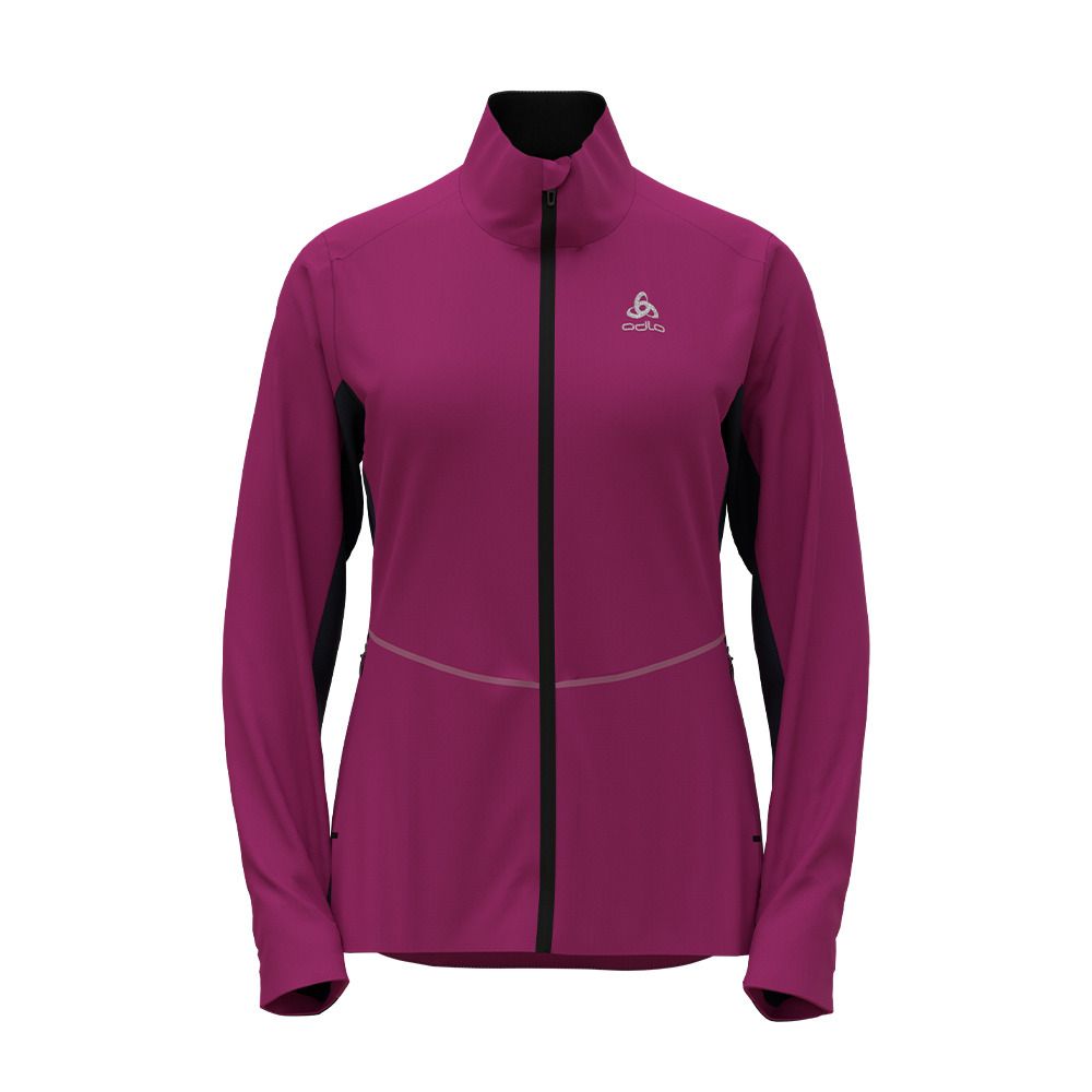 Odlo MARKENES - Veste Femme festival fuchsia - black