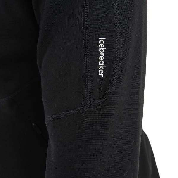 Veste polaire randonnée ICEBREAKER M MER 560 REALFLEECE ELEMTAL II LS ZIP BLACK