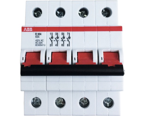 ABB E204/63R 63A Scheidingsschakelaar 4-polig