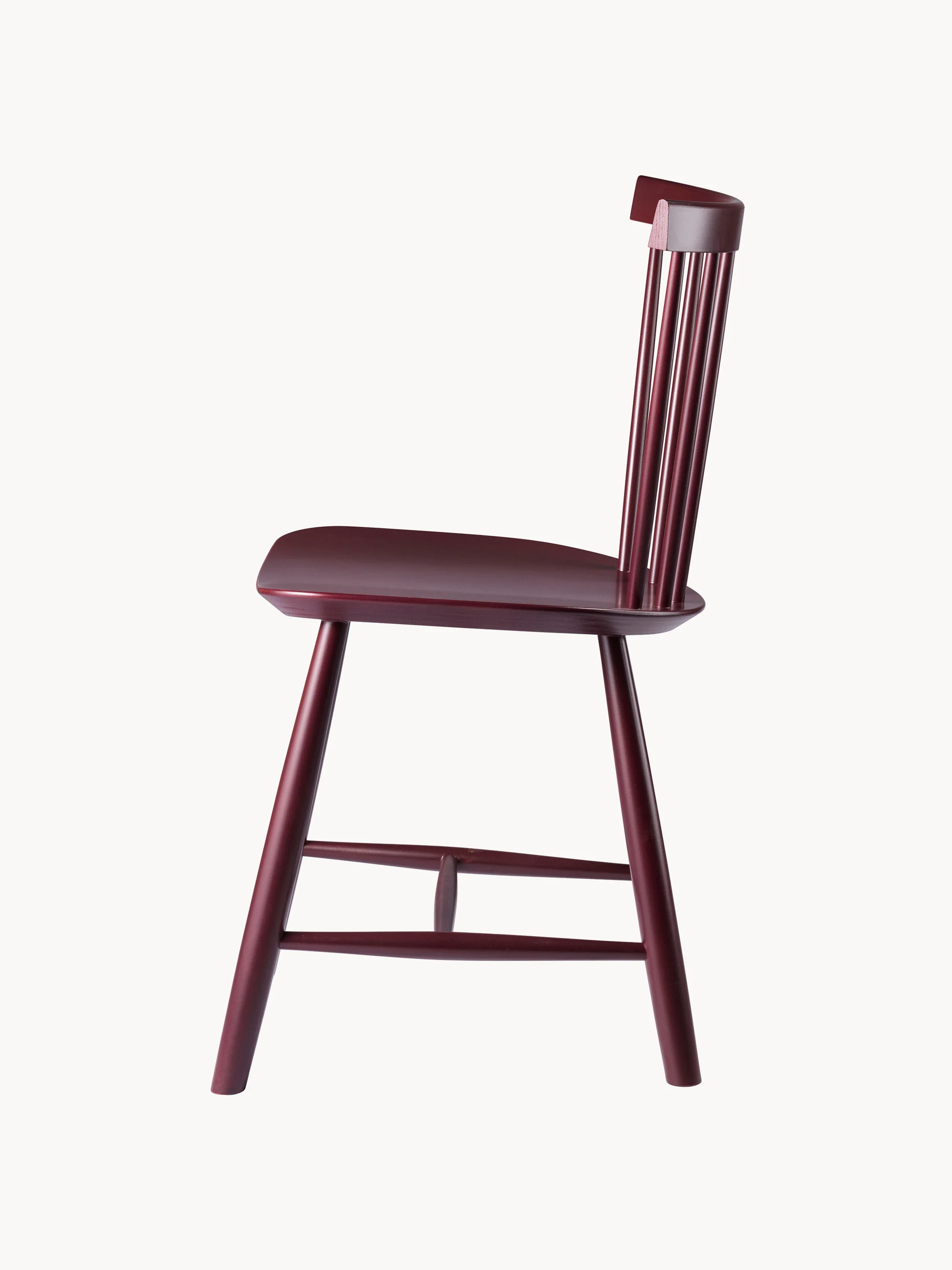 J46 - stoelen - 2 stuks - zwartrood - Nordic Swan Ecolabel