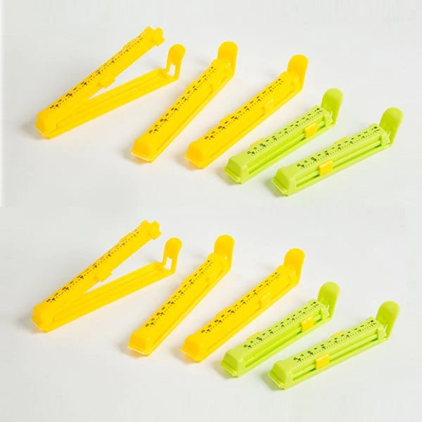 10 clips sachets avec marqueur date