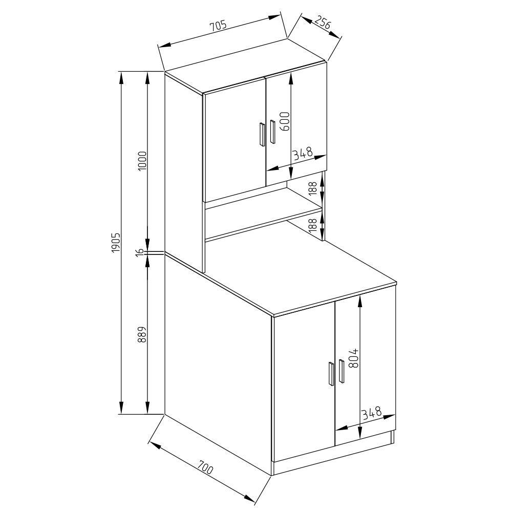 Vicco Waschmaschinenschrank Badschrank Hochschrank Liana sonoma Badregal Überbau