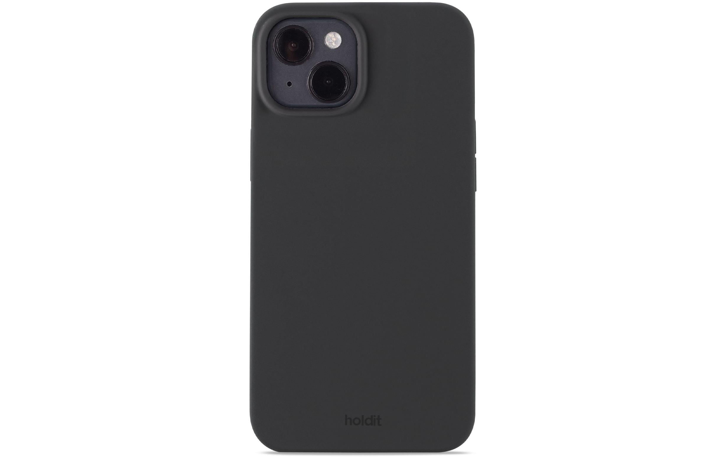 Back Cover Silicone iPhone 15 Plus SchwarzModerne Handyhülle aus ultradünnem und griffigem Silikon für das Apple iPhone 15 Plus
