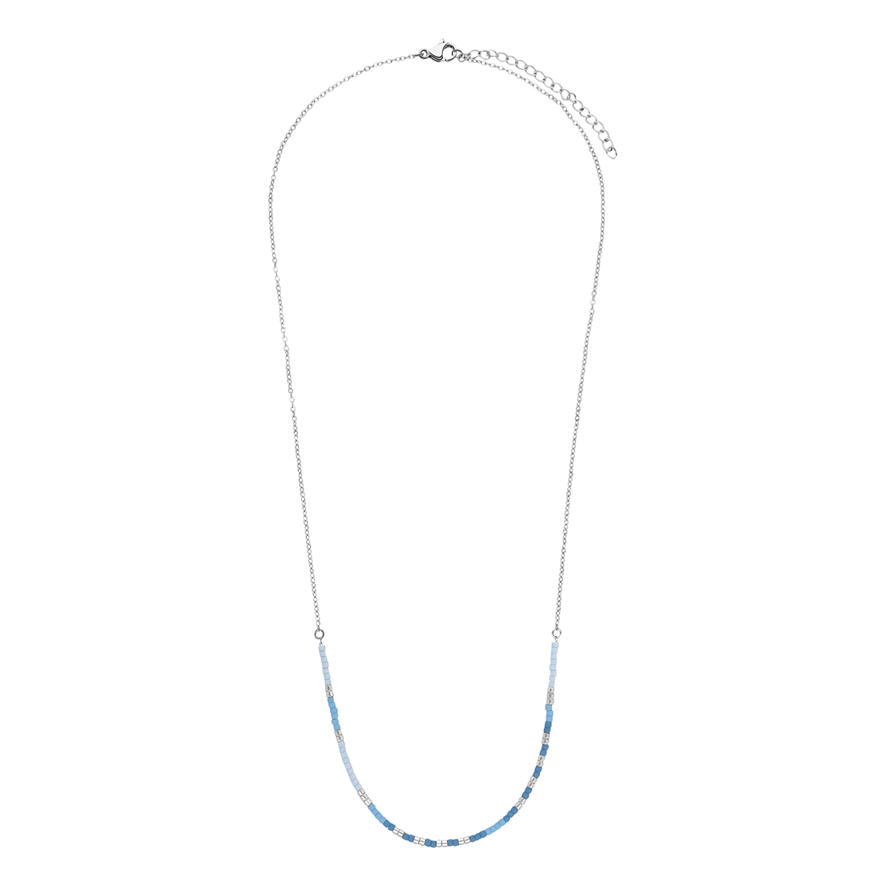 Gerecycled stalen ketting met kralen
