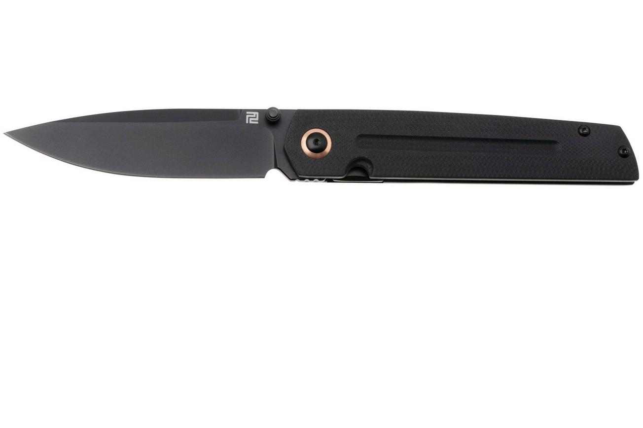 Artisan Cutlery Sirius 1849P-BBK, PVD AR-RPM9, Black G10 zakmes, Ray Laconico design