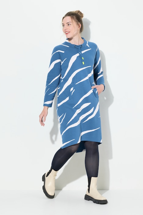 Kleid, Langarm, Rundhals, OEKO-TEX
