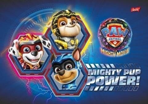 Paw Patrol dobbeltsidig laminert bakside