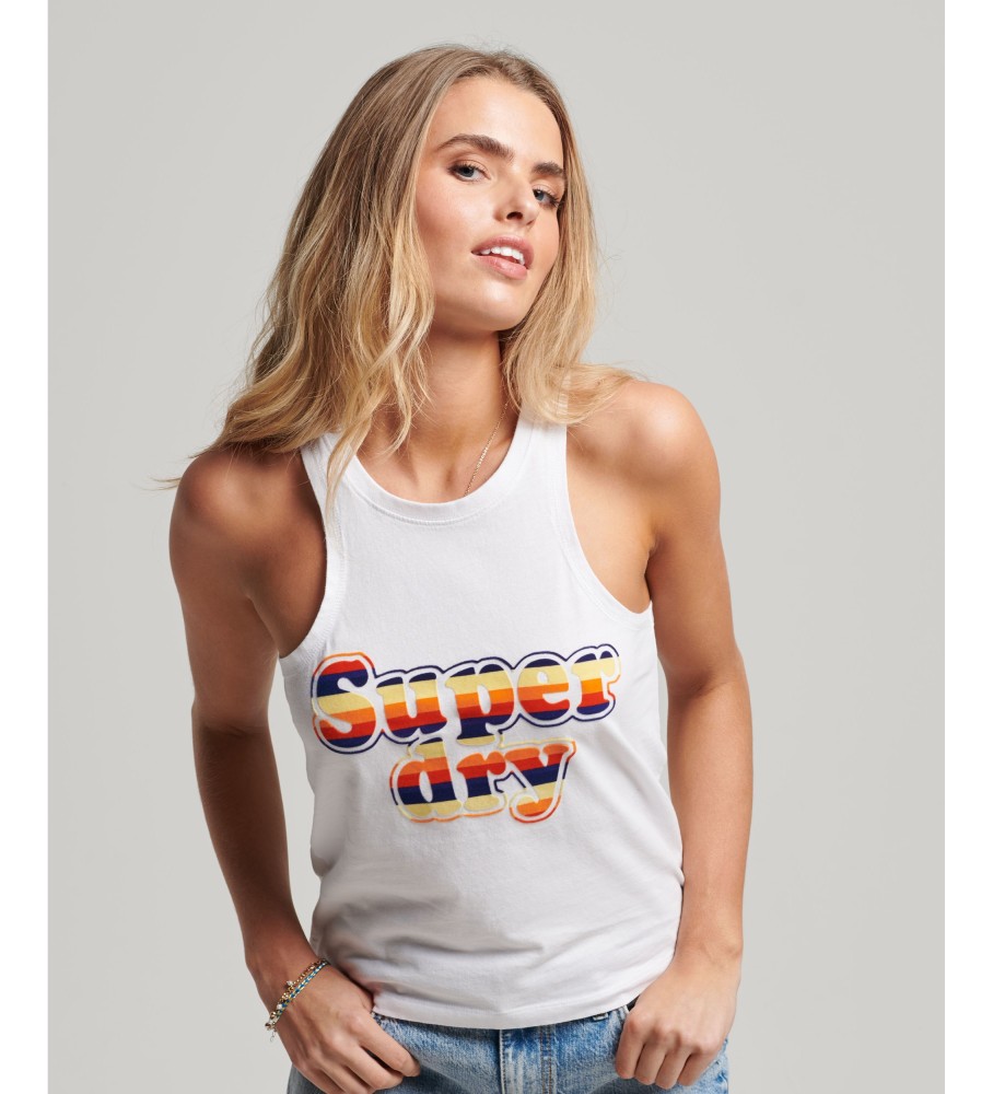 Camiseta Superdry Vintage Cooper Classic branca