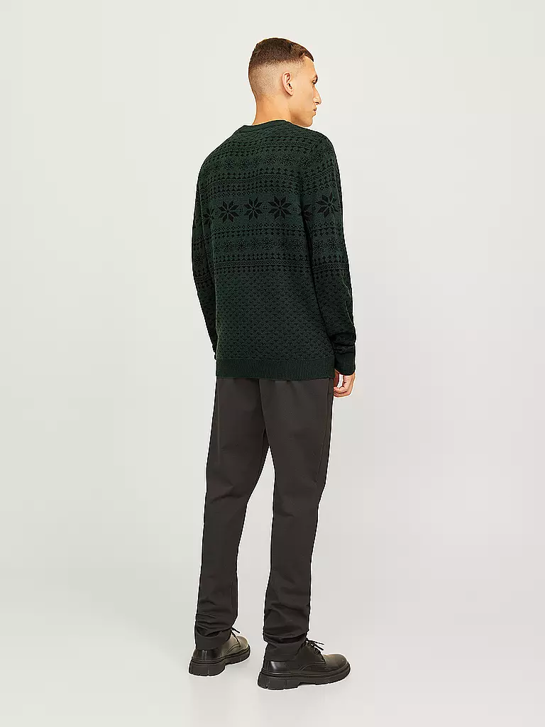 JACK & JONES Pullover JJXMAS GABRIEL schwarz