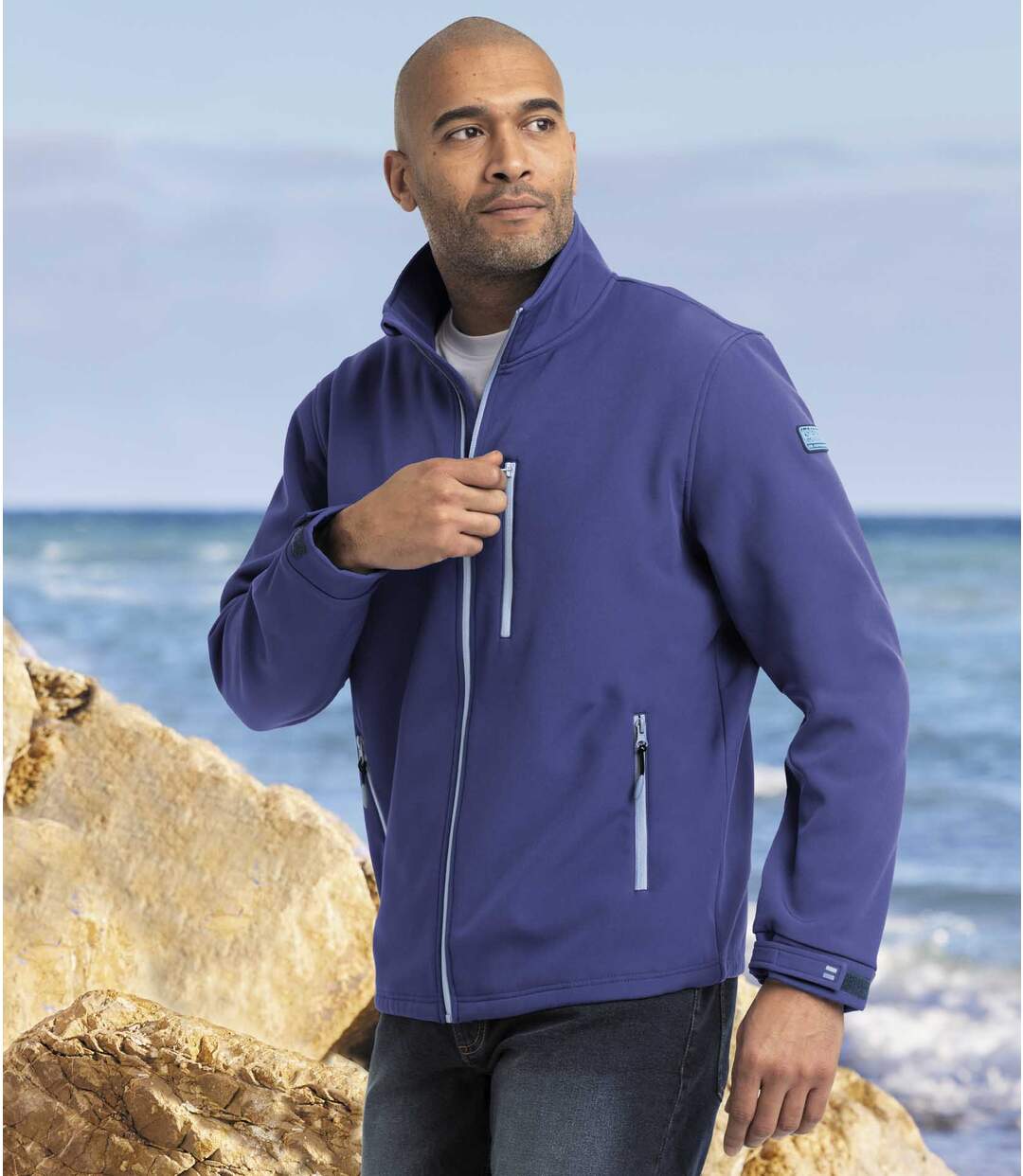 Blouson Sport Softshell Doublé Micropolaire