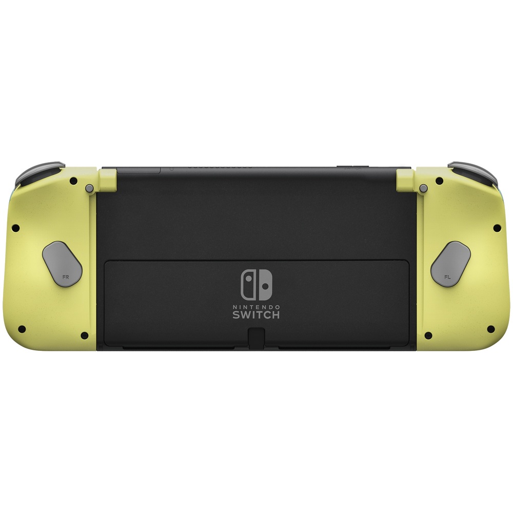 HORI Split Pad Compact für Nintendo Switch und Nintendo Switch OLED – Hellgrau/Gelb