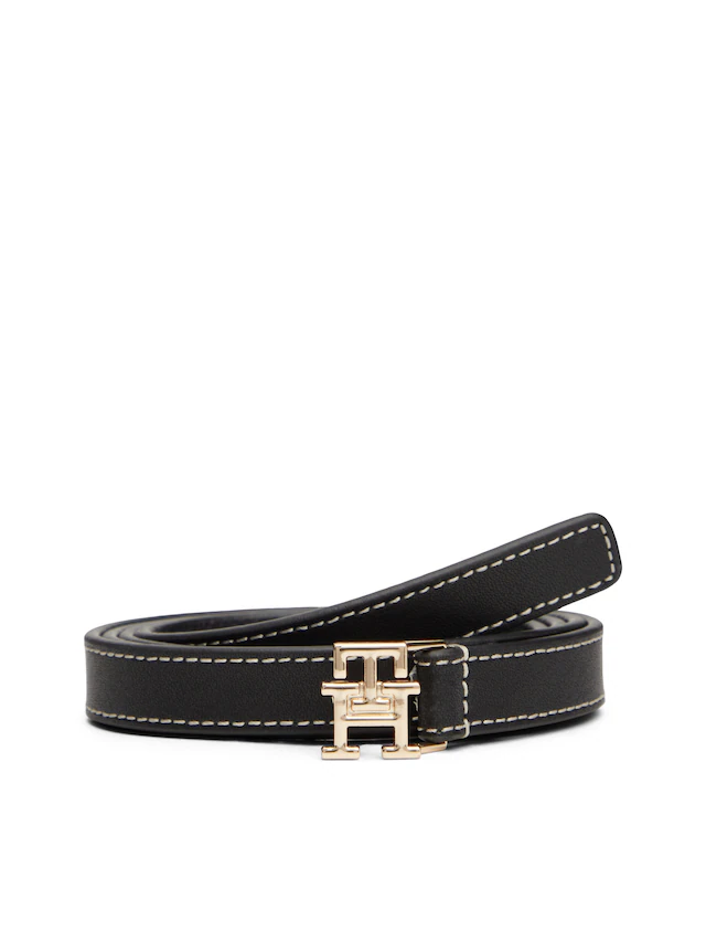 Tommy Hilfiger Ledergürtel »TH LOGO 1.5 cm breit«