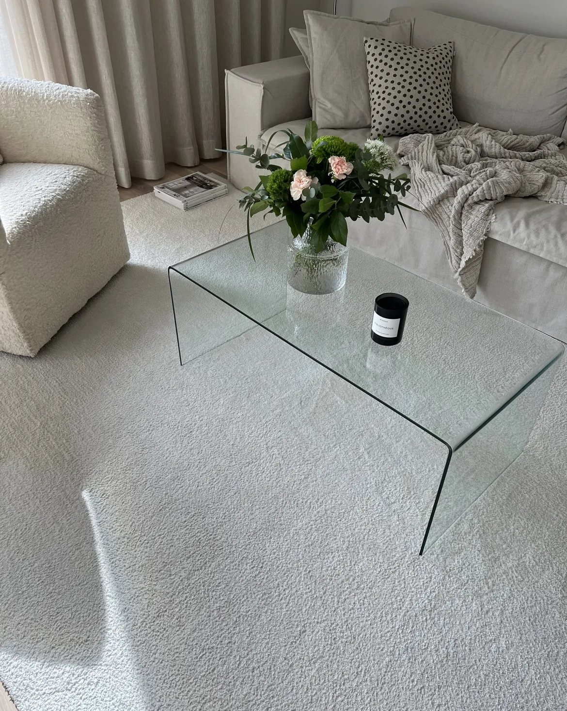 Salontafel KENDALL Veiligheidsglas Transparant