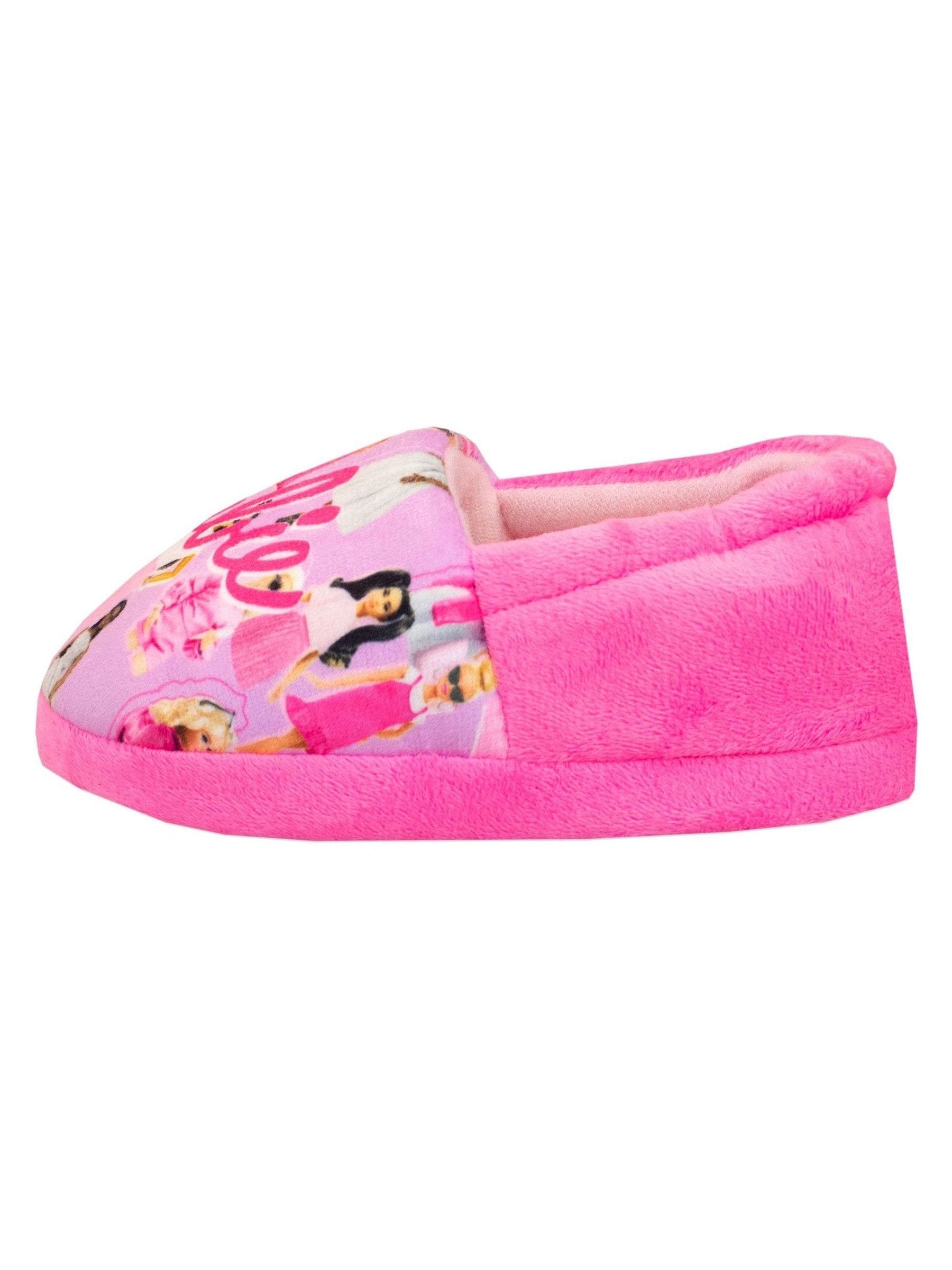 Personage Barbie fleece pantoffels