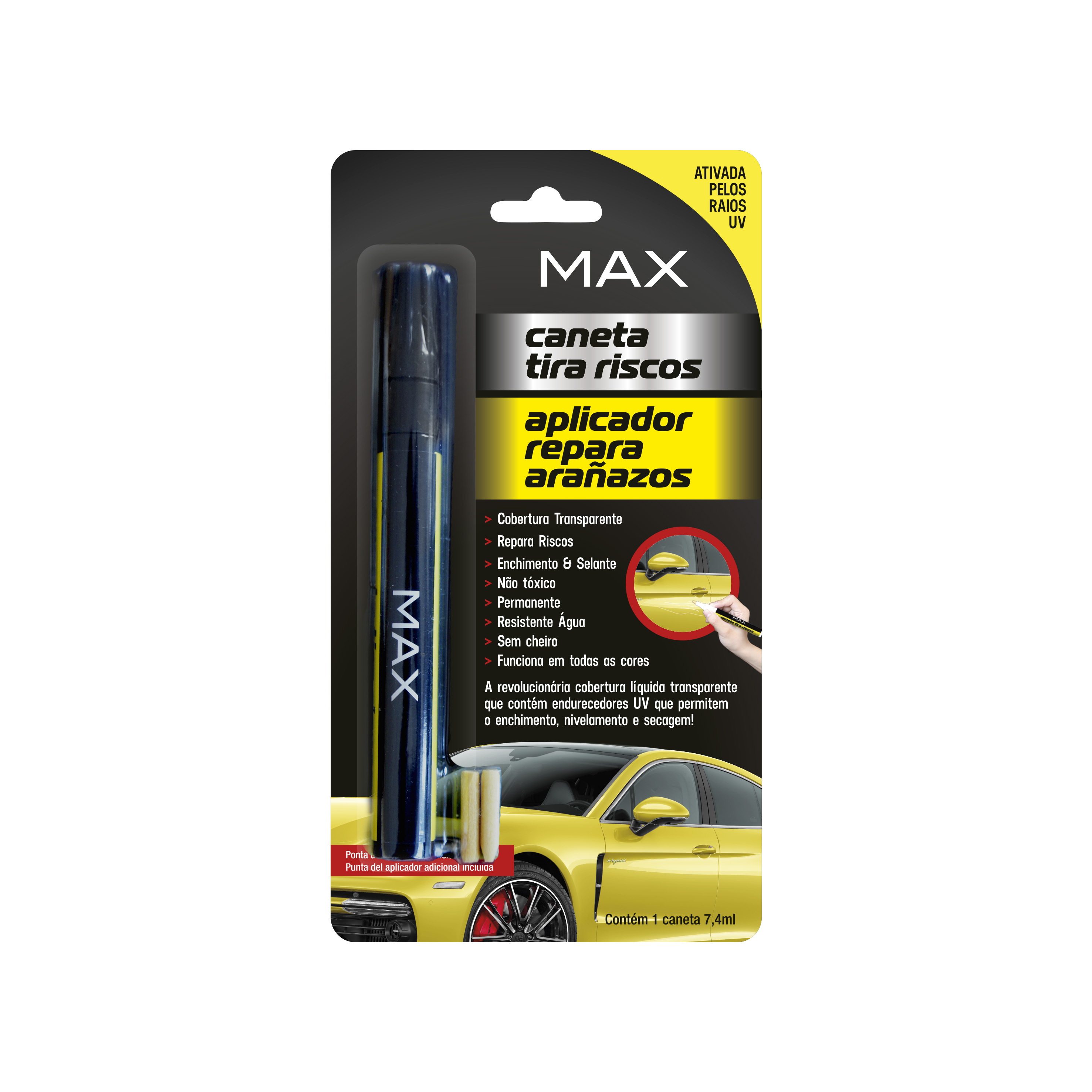 CANETA ELIMINA RISCOS MAX 74ML