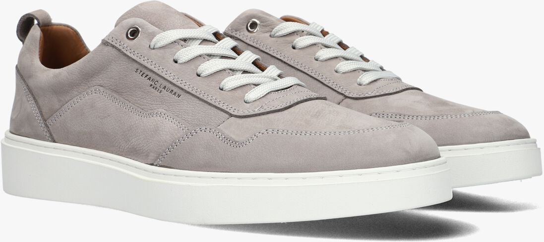 grijze stefano lauran lage sneakers lj2501