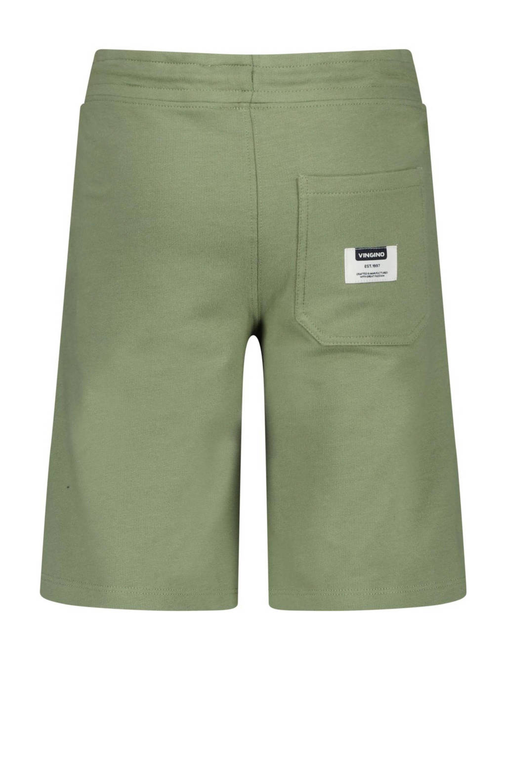 Vingino sweatshort Ramto met logo olijfgroen