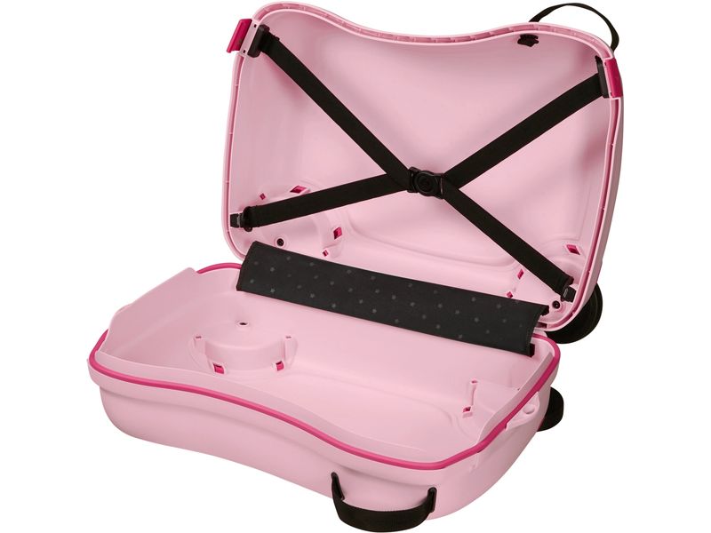 Samsonite Dream2Go Disney Ride-On Suitcase Hellrosa Trolley mit 4 Rollen